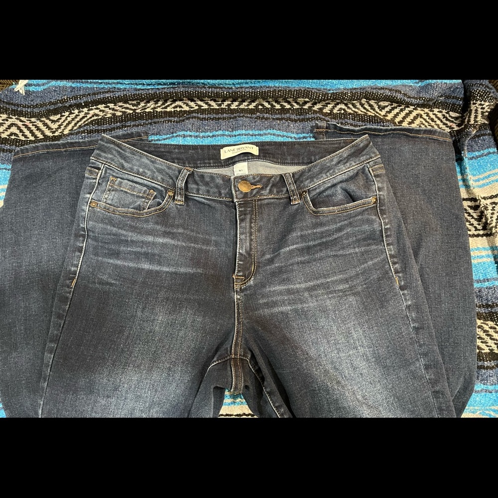 Lane Bryant 16s.. Suoer Stretch Mid-Rise Boot cut Jean